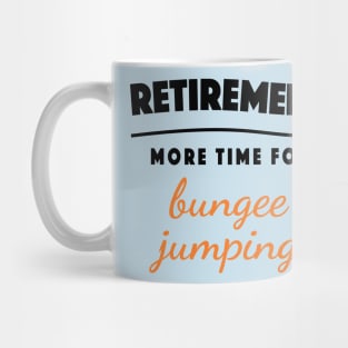 Retirement Gift Retired Elderly Party Bungee Jumping Mug